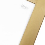 REA - Sprchovací kút City 80x100 Brush Gold Bez sprchovej vaničky REA-K6445