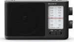 SONY ICF-506 čierna / Prenosné analógové rádio s tunerom AM FM (ICF506.CED)