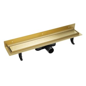 Laveo - Basso - sprchový žľab nástenný 70 cm, zlato COB_G71D