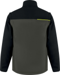 Bunda 2 V 1 Delta Plus softshell SOCCIA Farba: Čierna/ Červená, Veľkosť: M (SOCCINOTM)