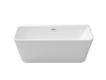 BESCO - Voľne stojaca vaňa VARYA biela - Farba - Biela, Farba sifónu - Biela, Rozmer vane - 170 × 80 cm VANVARYA170W