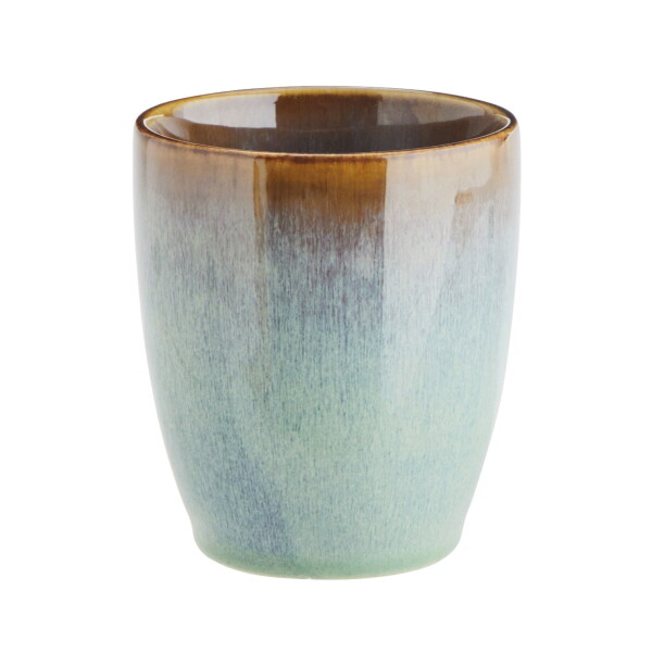 MADAM STOLTZ Kameninový hrnček Green Reactive Glaze 200 ml