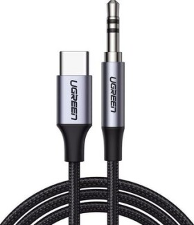 Ugreen CM450 Kábel USB-C (M) - 3.5mm Jack (M) 1m čierna (6957303821921)