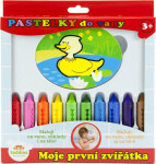 Pastelky do vane s hubkou Moje prvé zvieratká (148973)