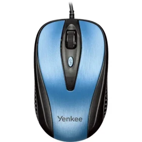 YENKEE Quito modrá / Optická myš / 2400 DPI / 4 tlačidlá / USB / 1.45m (45012278)