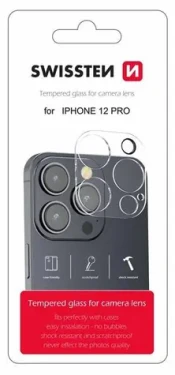 Swissten Ochranné sklo šošoviek fotoaparátu pre Apple iPhone 12 Pro (94500103)