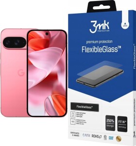 Google Pixel 9 5G 12/256GB Różowy (GA09340-GB) + FlexibleGlass