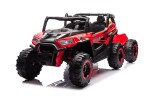 Mamido Mamido Elektrické autíčko Buggy UTV 4x4 s vlečkou 24V | 4x200W červené