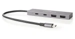 Nedis USB hub 4 porty / USB hub / 2x USB-A, 2x USB-C / USB 3.2 Gen 2 / 10 Gbps / napájanie z USB (UHUBU3450AT)