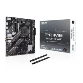 Asus Prime B550M-K WIFI / Základná doska / B550 / AM4 / 2x DDR4 / PCIEx16 / Wi-Fi 6 / GLAN / mATX (90MB1R80-M0EAY0)