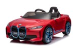 Mamido Mamido Elektrické autíčko BMW i4 červené 12V7Ah EVA kolesá ECO Koža