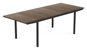 Keter Porto walnut/grafit / Záhradný stôl / Rozkladací 160-240 cm (270950)