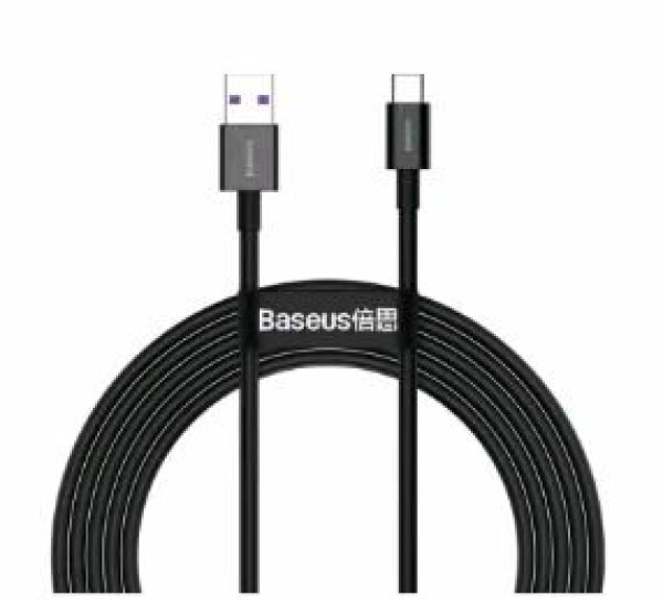 Baseus CATYS-A01 Superior series čierna / kábel USB-A na USB-C / 66W / 2m (CATYS-A01)