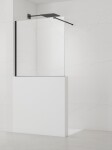 Sprchová zástena SAT Walk-in 90x100 cm na zníženú priečku SATWIS90 SATWIS90