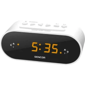 Sencor SRC 1100 W biela / Rádiobudík / FM (8590669208838)