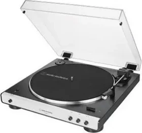 AUDIO TECHNICA AT-LP60XBTWH biela / Gramofón / Bluetooth / 33.3 45 RPM / RCA / 3.5mm Jack / predzosilňovač (AT-LP60XBTWH)