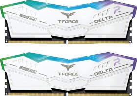 TeamGroup Team Group DDR5 64GB - 6000 - CL - 38 - Dual-Kit - FF4D564G6000HC38ADC01, Delta RGB, XMP, white