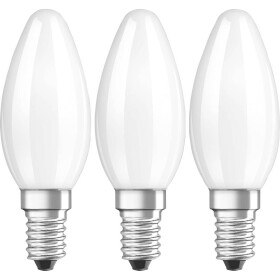 OSRAM HOMELIGHTING 4058075819375 LED En.trieda 2021 E (A - G) E14 sviečkový tvar 4.2 W = 40 W teplá biela (Ø x d) 35 mm x 100 mm vlákno 3 ks; 4058075819375