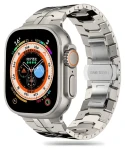 Tech-Protect Stainless Line titánová / Remienok pre Apple Watch 4/5/6/7/8/9/SE/Ultra 1/2 / článkový ťah / 42/44/45/49 mm