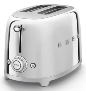 SMEG TSF01SSEU strieborná / Hriankovač / 950 W / 2 sloty / 2 hrianky (TSF01SSEU)