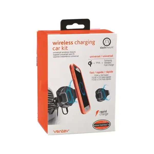 Ventev WirelessPRO Rapid Charge / Držiak do auta / Indukčná nabíjačka / Qi / do ventilácie