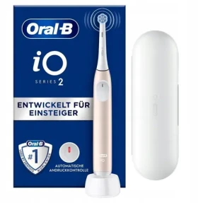 Oral-B iO Series 2 Calm Pink / Elektrická zubná kefka / 3 režimy / cestovné puzdro / časovač (8700216615143)