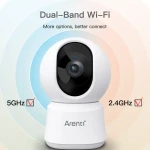 Arenti Indoor 5MP Priv / Vnitřní IP kamera / 2880 × 1600 px / Pan-Tilt / Wi-Fi 2,4/5 GHz / IR 10 m (P2F)
