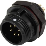 Weipu SP1312 / P 6 guľatý faston, 1 ks; SP1312 / P 6