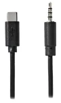 Nedis USB-C - Jack 3.5 mm čierna / Audio adaptér / 1 m (CCGL65950BK10)