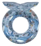 Little Dutch Nafukovací kruh Ocean WORLD modrá / priemer 91 cm / od 3 rokov (2016391LD)