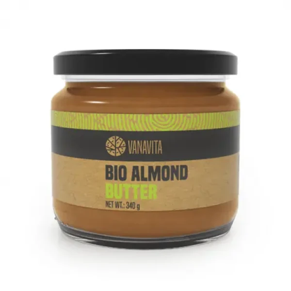 BIO Mandľové maslo - VanaVita (8 x 340 g) (96451-2-8x340g)