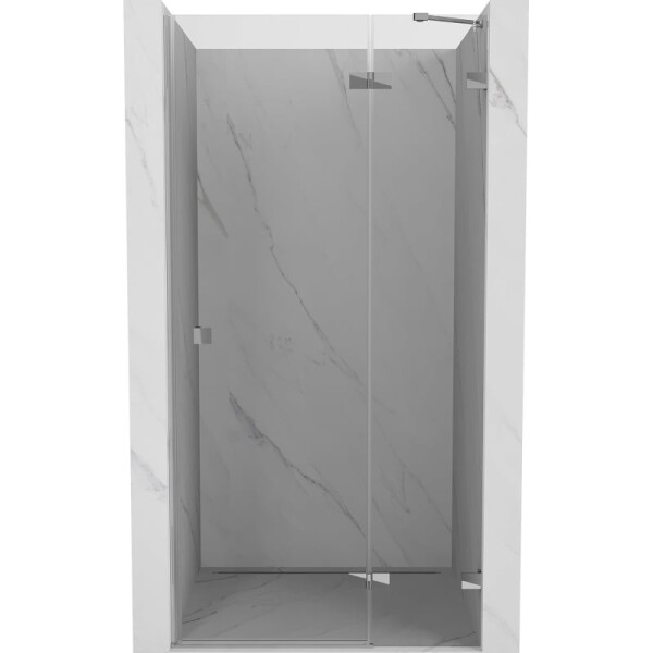 MEXEN/S - Lunar sprchové dvere krídlové pravé 80, transparent, chróm 834-080-000-01-00-P