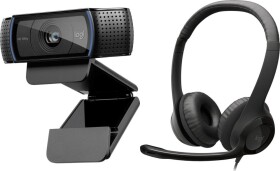 Logitech C920 HD Pro (960-001055) + H390 (981-000406)