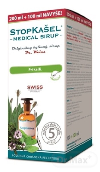 Dr. Weiss Stopkašel sirup + selen 200+100 ml