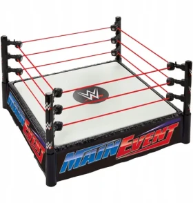 Mattel WWE Main Event Ring + samolepky JDJ20