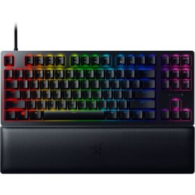 Razer Huntsman V2 TKL - Razer purple čierna / Herná klávesnica / mechanická / Razer purple / RGB / USB / DE Layout (RZ03-03941100-R3G1)