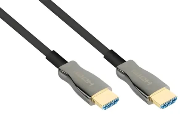 Python AOC Hybrid 10m čierna / HDMI kábel / HDMI 2.0b / AOC / 4K 60Hz / oceľová výstuž (AOC-HP2010)