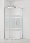 Sprchovací kút štvrťkruh 90x90 cm SAT TEX SIKOTEXS90CRS SIKOTEXS90CRS