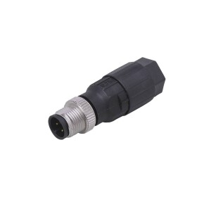 Ifm Electronic E11144 neupravený zástrčkový konektor pre senzory - aktory, E11144, piny: 4, 1 ks; E11144