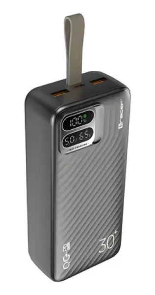 Tracer Blaze 30000 mAh čierna / externá batéria / PD 65 W / QC3.0 / displej (TRABAT47505)