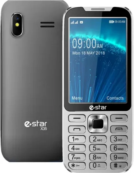 ESTAR X35 sivá / 3.5" / Dual-SIM / Bluetooth / microSD / FM rádio / 1750 mAh (5290035293996)
