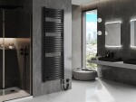 MEXEN/S - Helios radiátor + vykurovacia tyč 1800 x 600 mm, 900 W, čierna W103-1800-600-2900-70