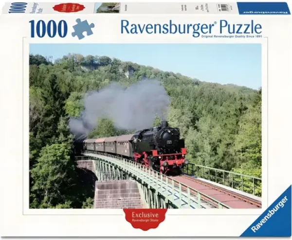 Ravensburger Puzzle Historická železnica Sauschwänzlebahn