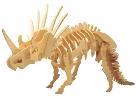 Woodcraft Drevené 3D puzzle Styracosaurus