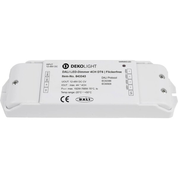 Deko Light 843343 napájací zdroj pre LED konštantné napätie 12 - 48 V/DC stmievateľný; 843343