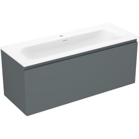 MEXEN/S - Orio kúpeľňová skrinka 120 cm s umývadlom Vela, 1 šuplík, grafit mat/biela mat 91A10-12047-1-BF66-W23M01