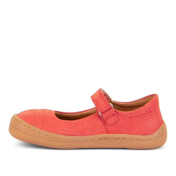 Dievčenské barefoot balerínky MARY J Coral Froddo G3140184-7 červená - 33