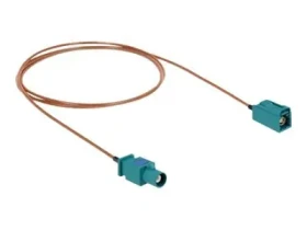 DeLock FAKRA Z - FAKRA Z 1 m / Anténny kábel / RG-316 / 2,4 GHz / 50 Ohm / béžová (90003)