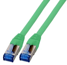 EFB S/FTP CAT6A 0,5 m zelená / Patch kábel / RJ45-RJ45 / 10Gbit (K5525FGN.0,5)