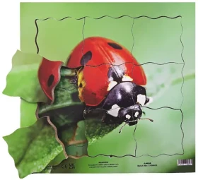 Just Jigsaws 602 Lienka a jej životný cyklus - drevené vrstvené puzzle